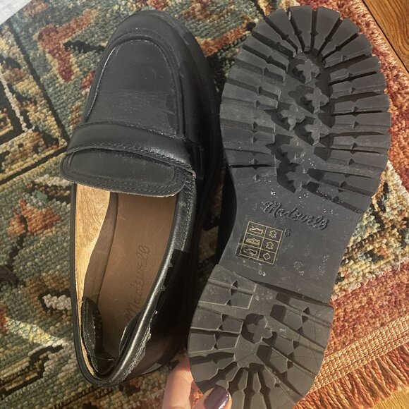 Madewell Bradley Lugsole Loafer in Black Leather - Picture 4 of 5